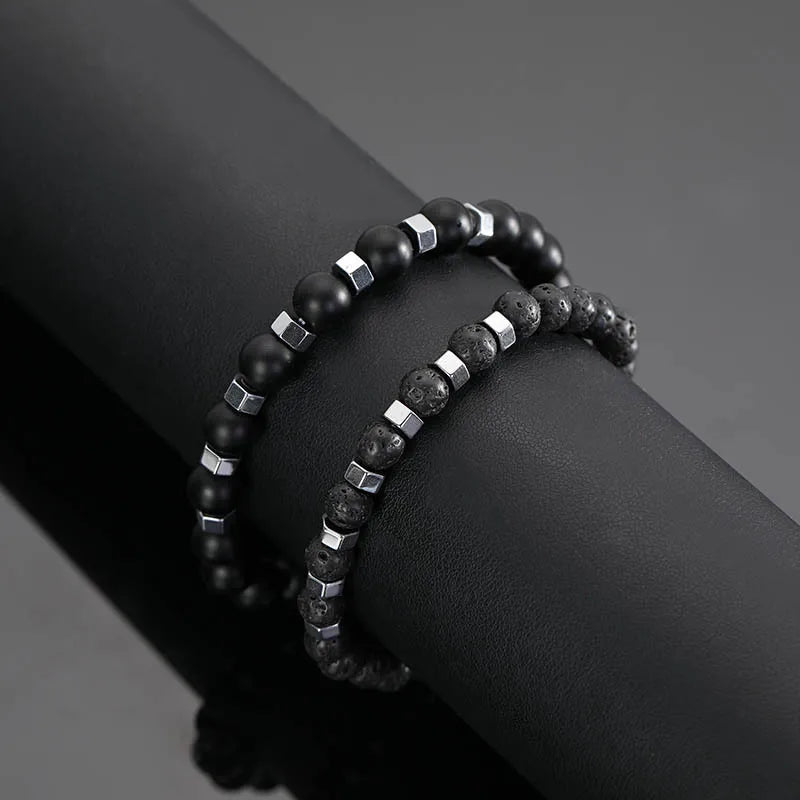Bracelete Pedras Vulcânicas Nature Vieira Outlet Brasil