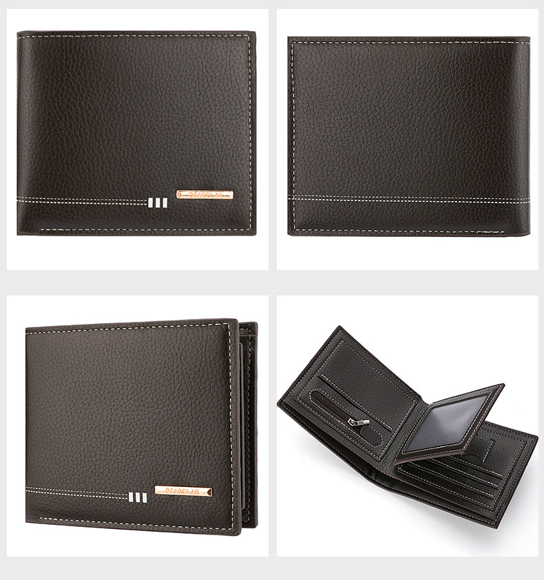 Carteira Masculina Deasglar Vintage Class Couro