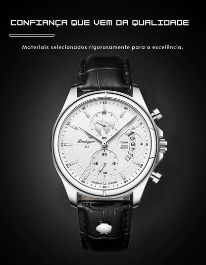 Relógio Genius Limited Couro 41mm