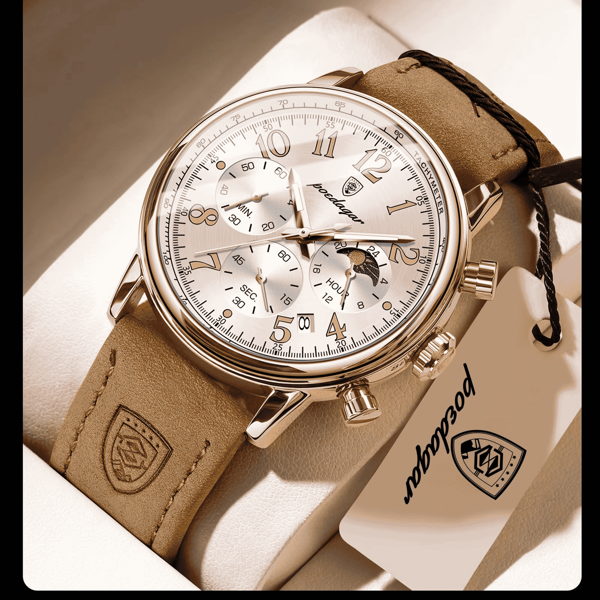 Relógio Camden Casual Leather Couro