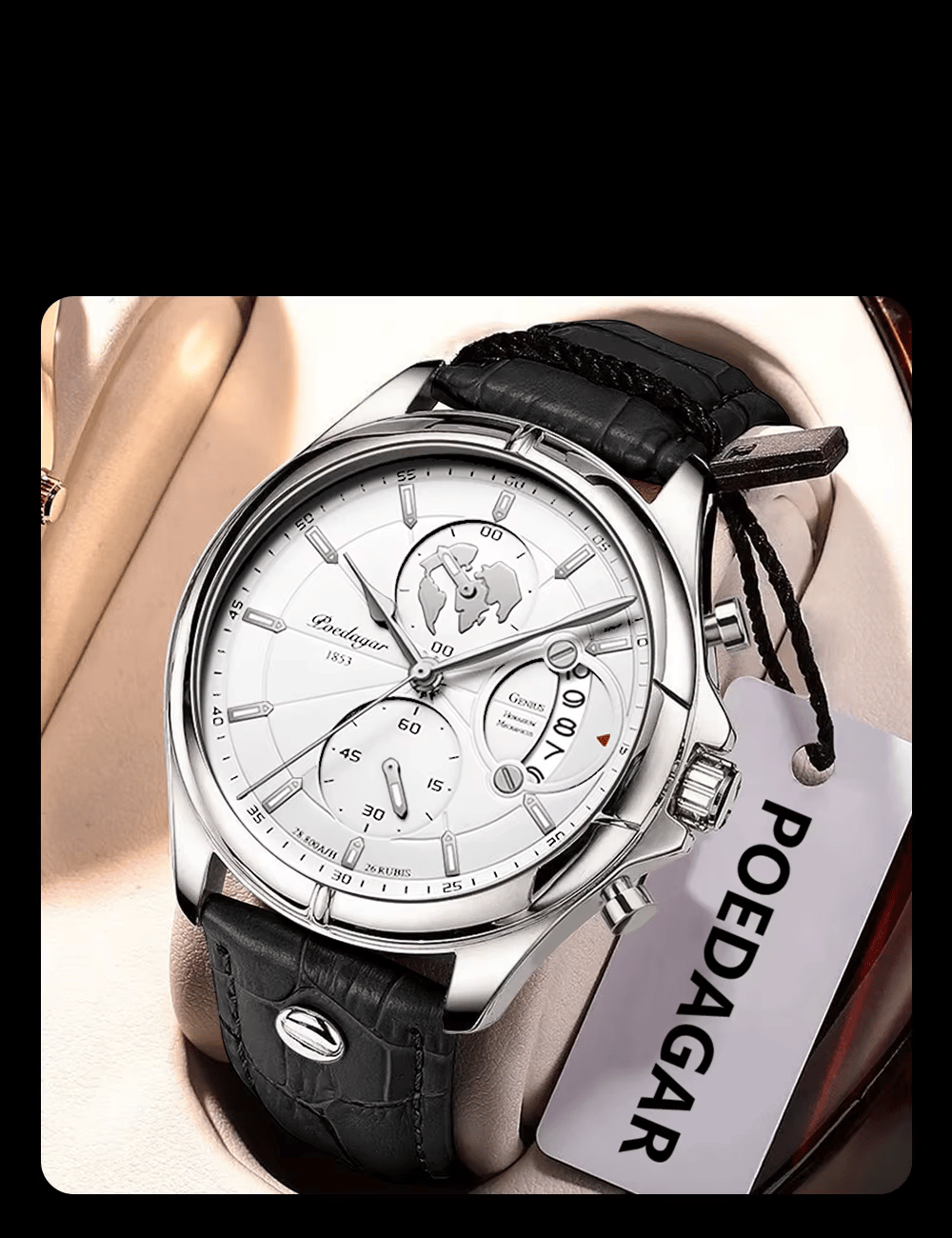 Relógio Genius Limited Couro 41mm