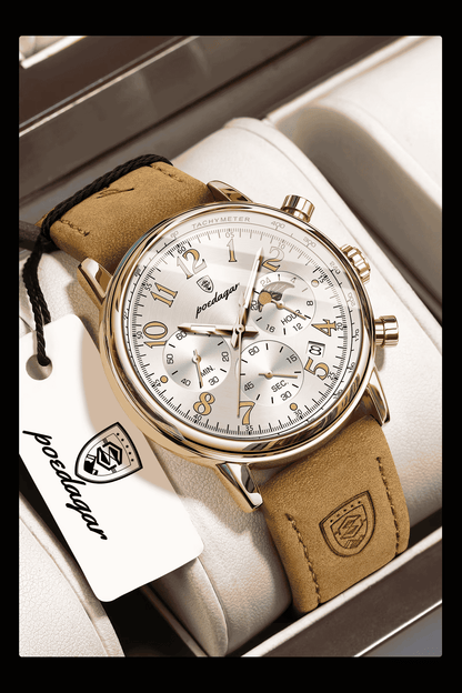 Relógio Camden Casual Leather Couro