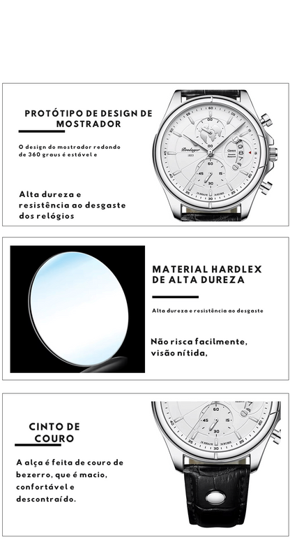 Relógio Genius Limited Couro 41mm