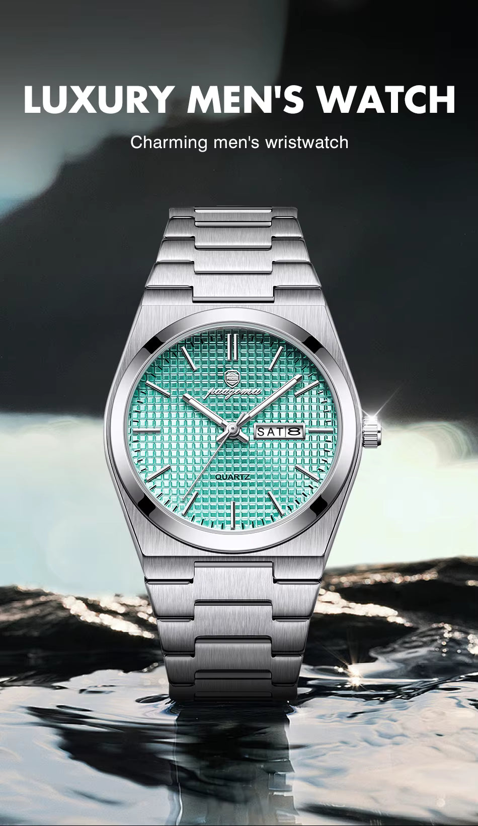 Relógio Aldridge Classic Monocromático 41mm