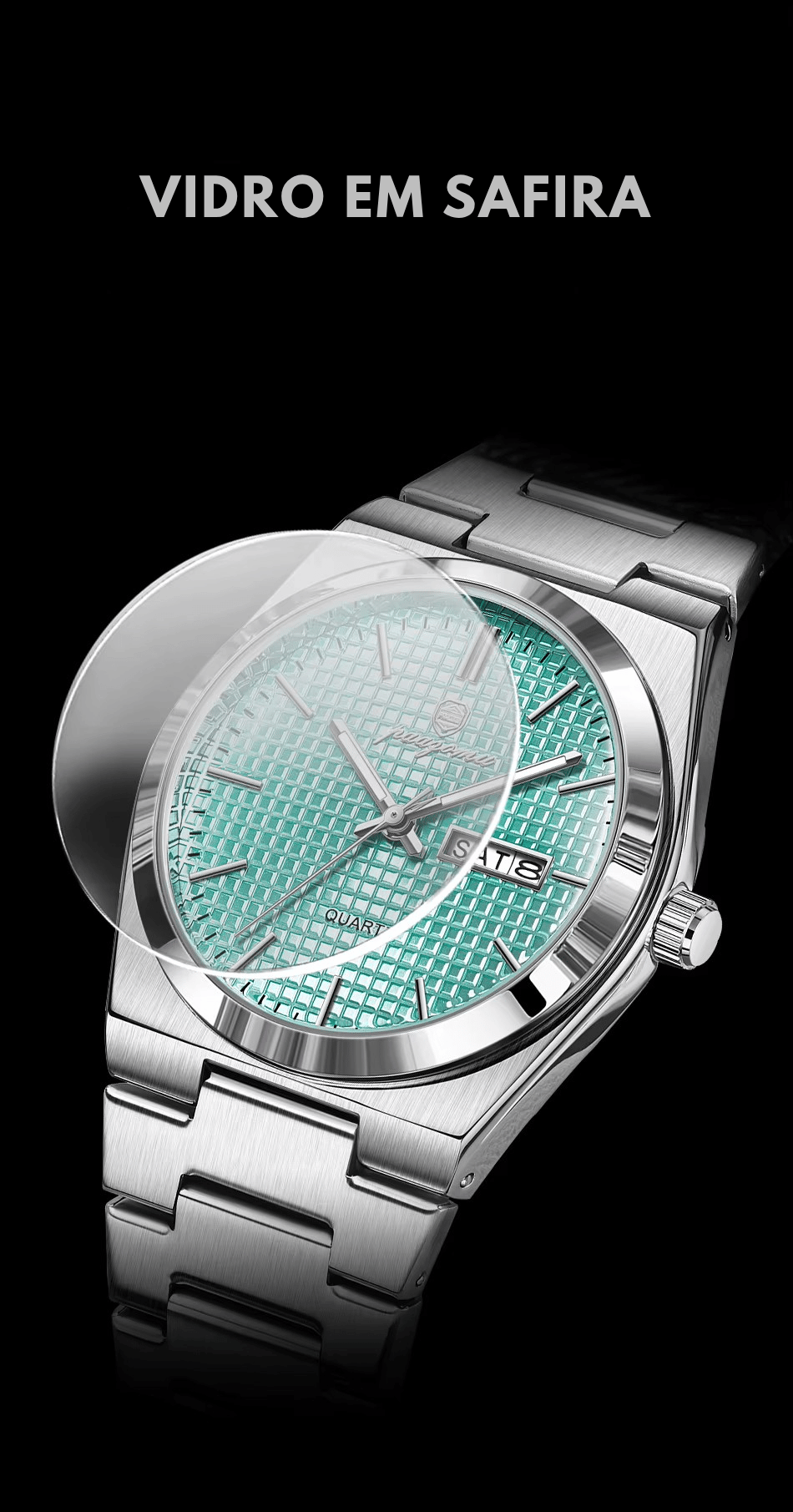 Relógio Aldridge Classic Monocromático 41mm
