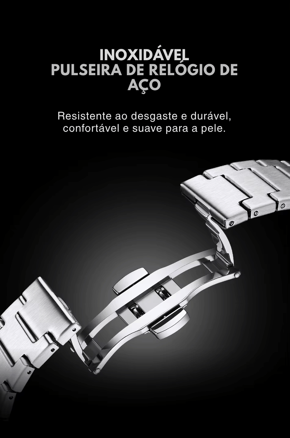 Relógio Aldridge Classic Monocromático 41mm