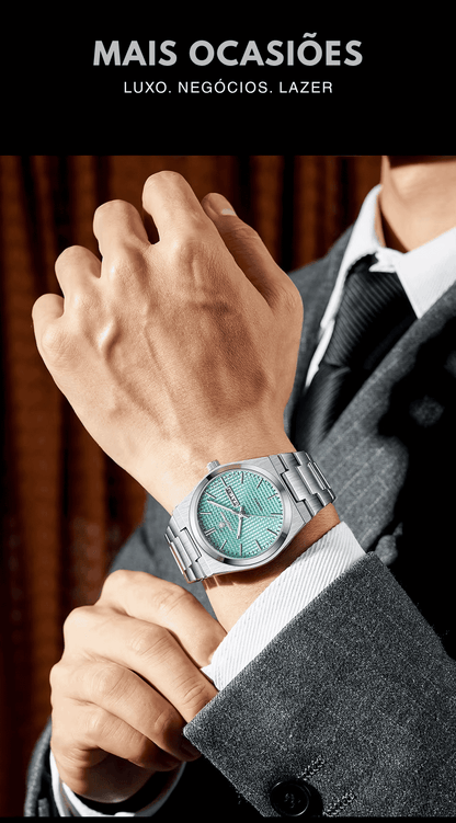 Relógio Aldridge Classic Monocromático 41mm