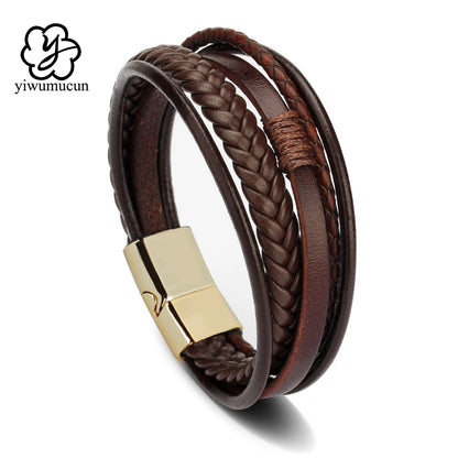 Bracelete Trandy Leather Couro Vieira Store