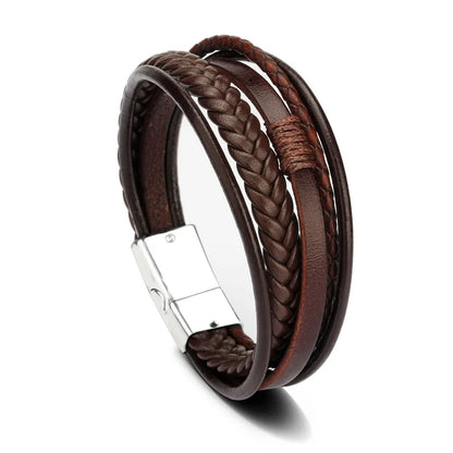 Bracelete Trandy Leather Couro Vieira Store
