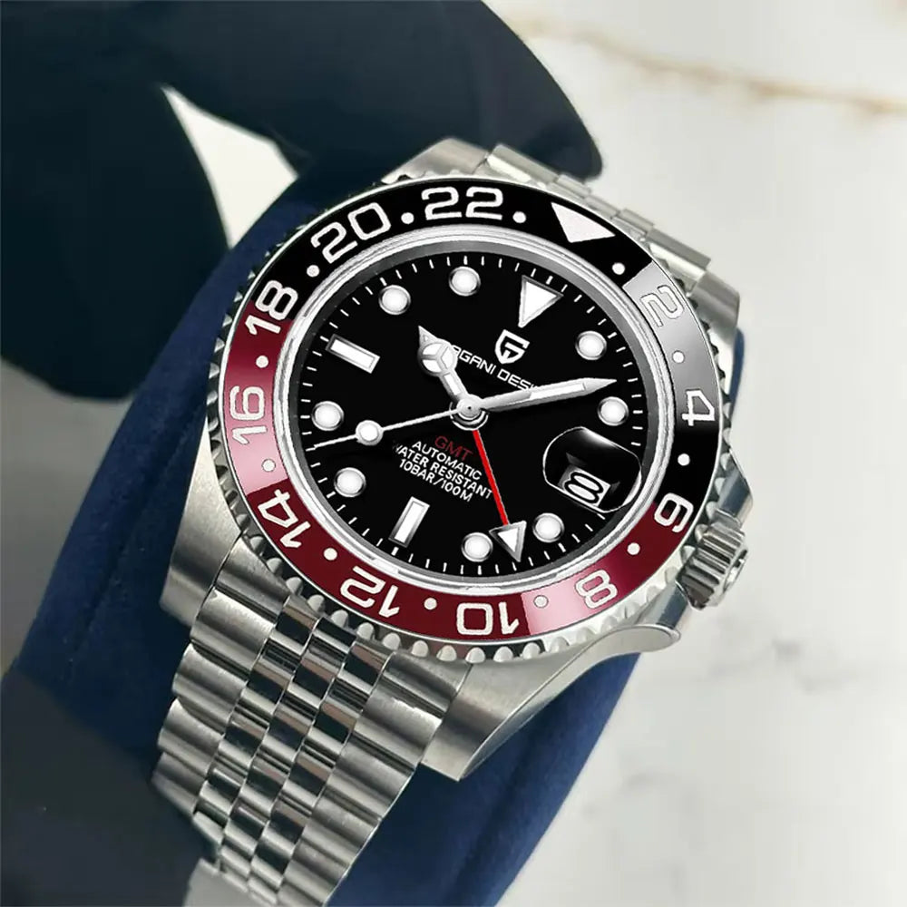 Relógio Ashbourne GMT Automático Heritage 40mm