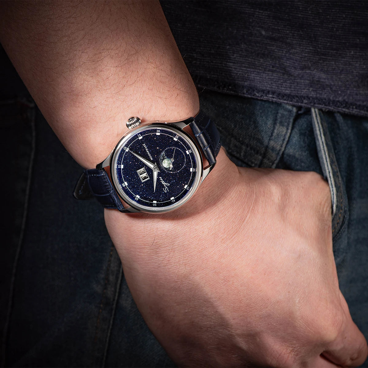 Relógio Moonphase Windsor Automático 40mm