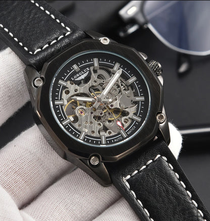 Relógio Sterling Automático Couro 44mm