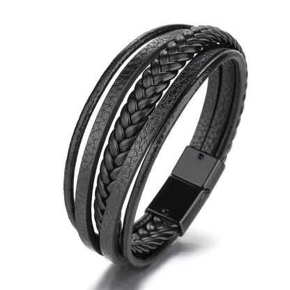Bracelete Trandy Leather Couro Vieira Store