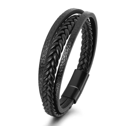 Bracelete Trandy Leather Couro Vieira Store