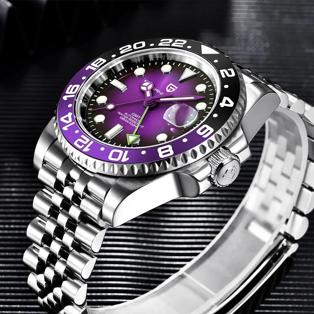 Relógio Ashbourne GMT Automático Heritage 40mm