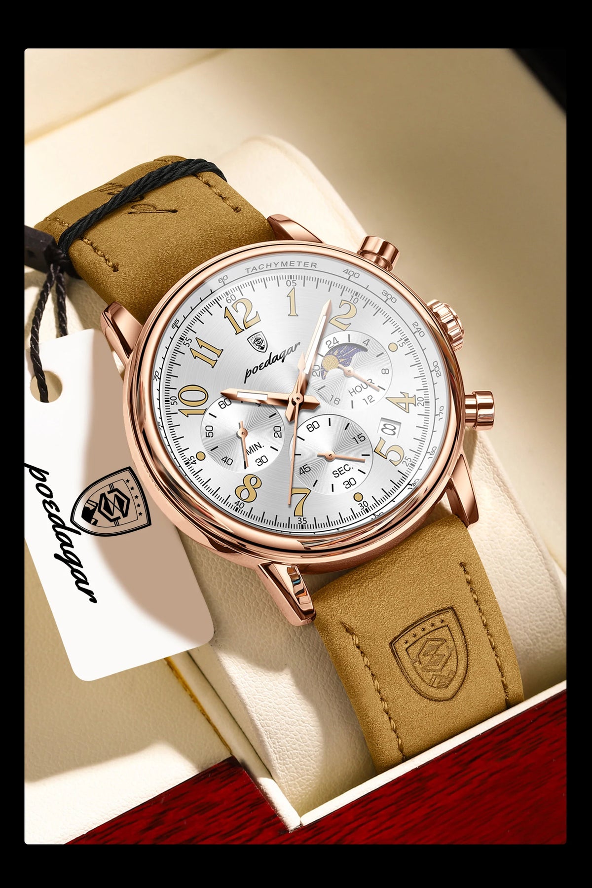 Relógio Camden Casual Leather Couro