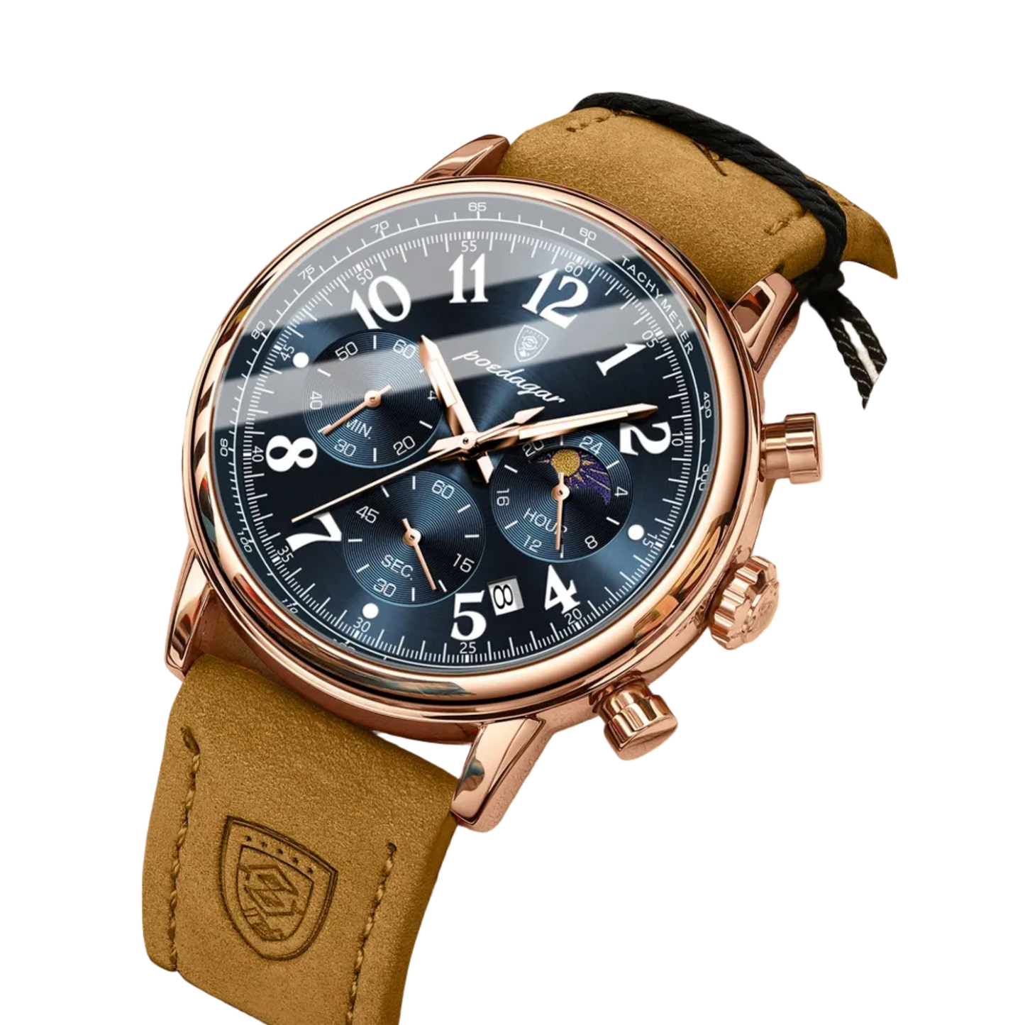 London Watch 41mm Couro Vieira Outlet Brasil
