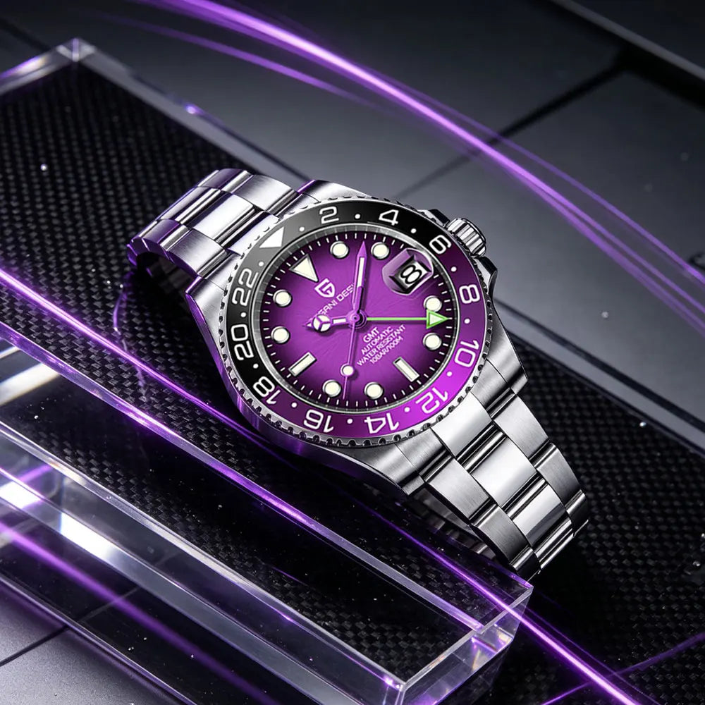 Relógio Ashbourne GMT Automático Heritage 40mm