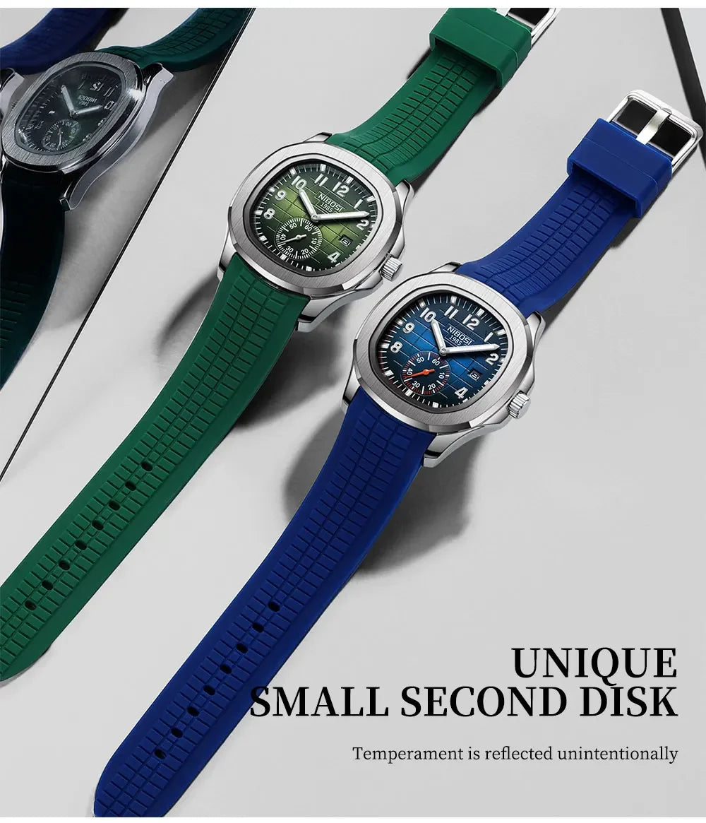 Relógio Kingsley Classic com Pulseira em silicone 40mm