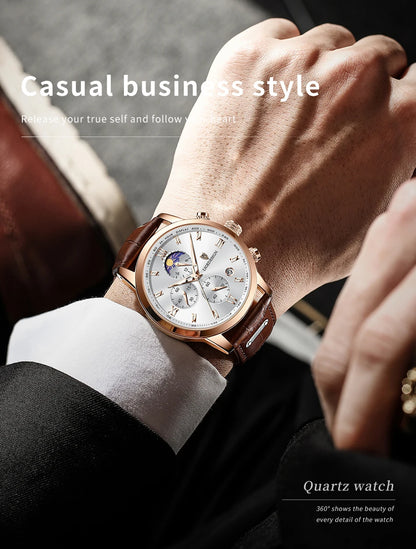 Relógio Camden Casual Leather Couro