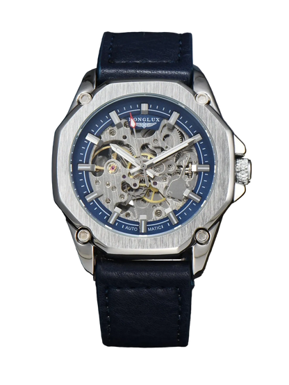Longlux Couro 44mm Vieira Outlet Brasil