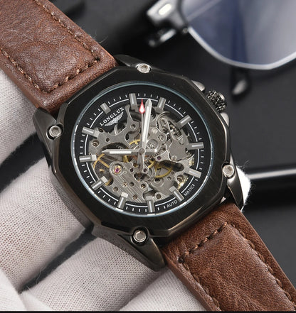 Relógio Sterling Automático Couro 44mm