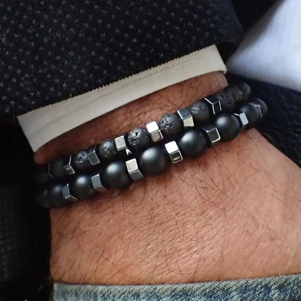 Bracelete Pedras Vulcânicas Nature Vieira Outlet Brasil
