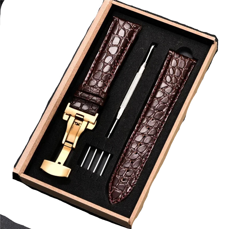 Pulseira para Relógio Couro Vintage Class Vieira Outlet Brasil