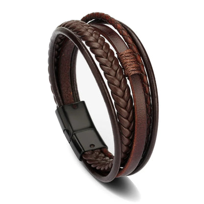 Bracelete Trandy Leather Couro Vieira Store
