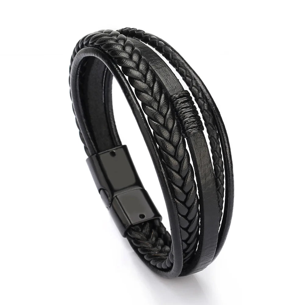 Bracelete Trandy Leather Couro Vieira Store