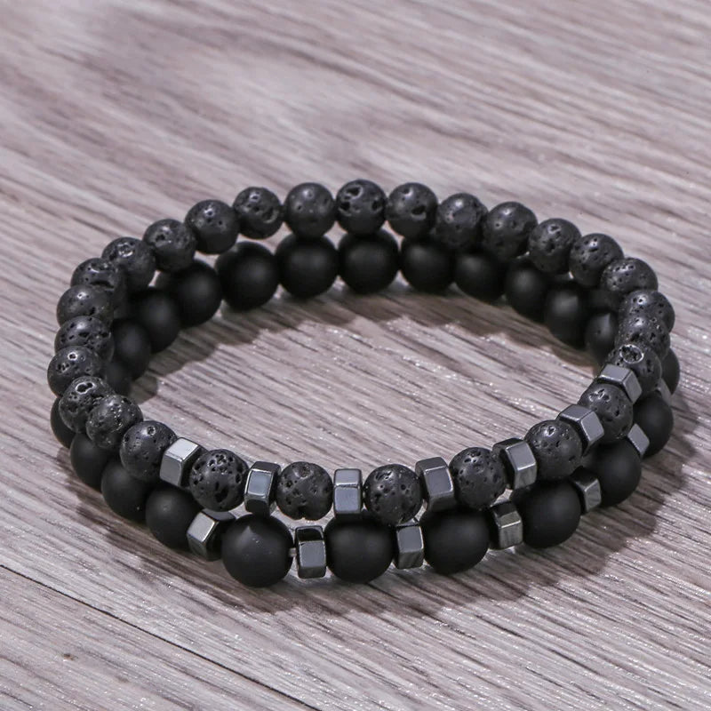 Bracelete Pedras Vulcânicas Nature Vieira Outlet Brasil