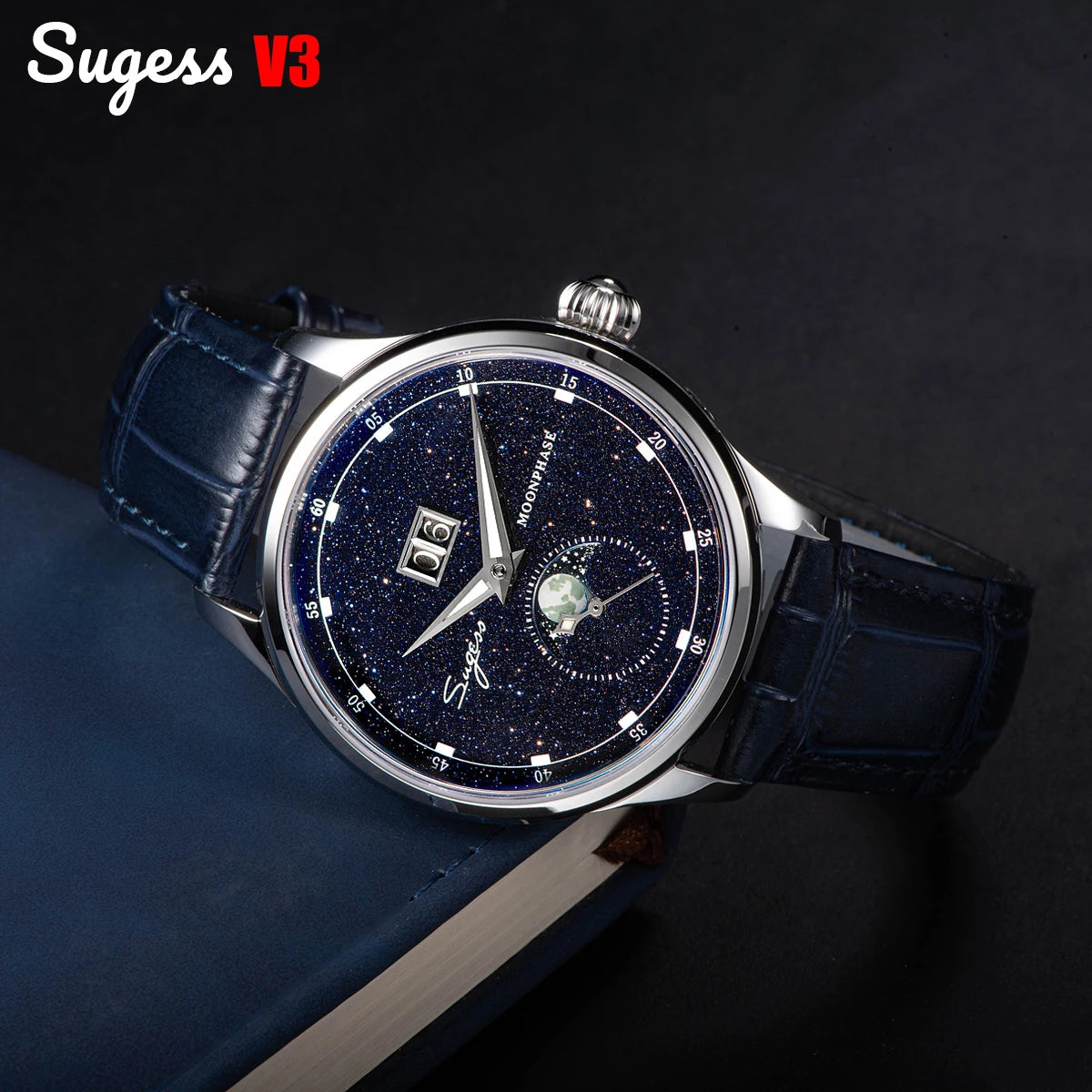 Relógio Moonphase Windsor Automático 40mm