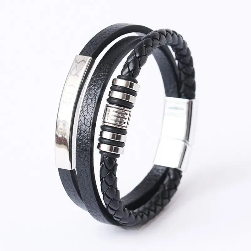 Bracelete Trandy Leather Couro Vieira Store