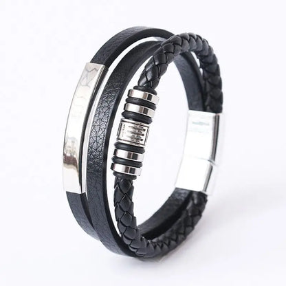 Bracelete Trandy Leather Couro Vieira Store