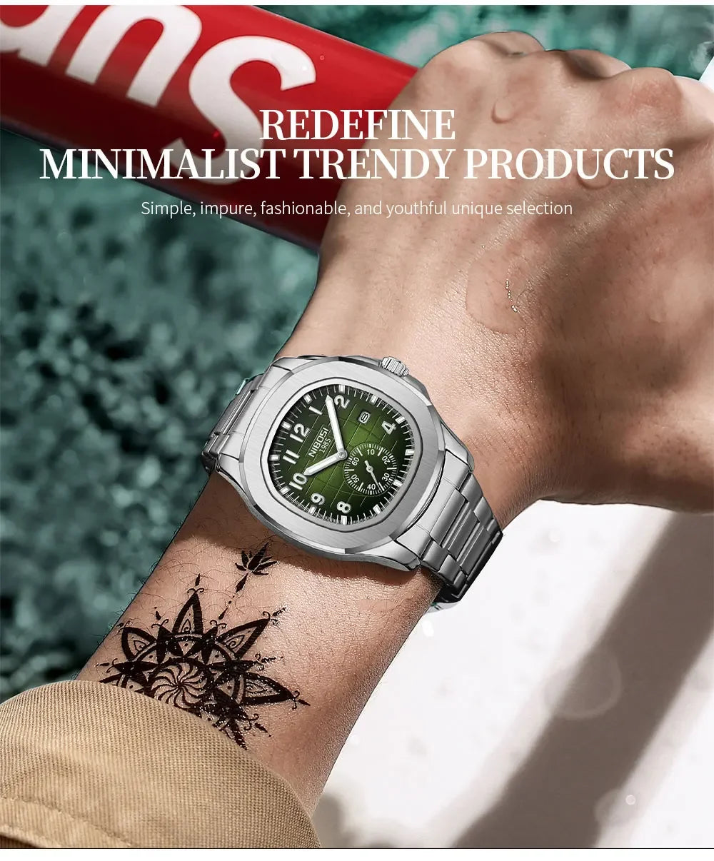 Relógio Kingsley Classic com Pulseira em silicone 40mm