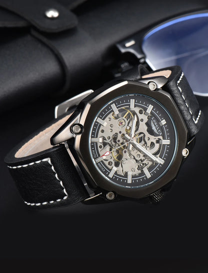 Relógio Sterling Automático Couro 44mm