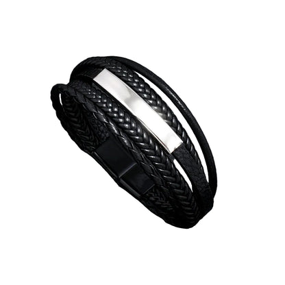 Bracelete Trandy Leather Couro Vieira Store
