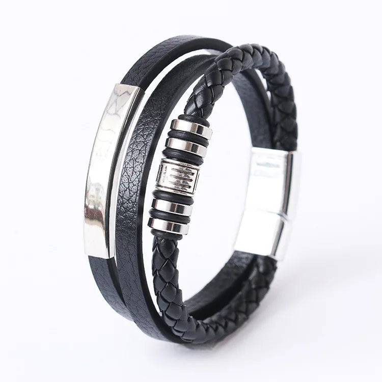 Bracelete Trandy Leather Couro Vieira Store