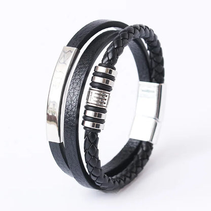 Bracelete Trandy Leather Couro Vieira Store