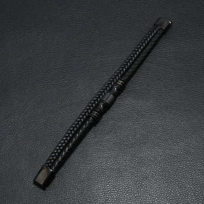 Bracelete Charm Black Couro Vieira Outlet Brasil