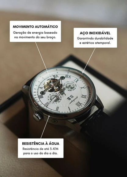 Relógio Tourbillon VX 88726 Automático 41mm
