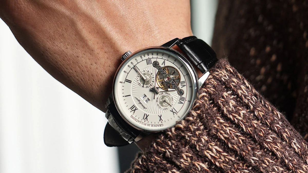 Relógio Tourbillon VX 88726 Automático 41mm
