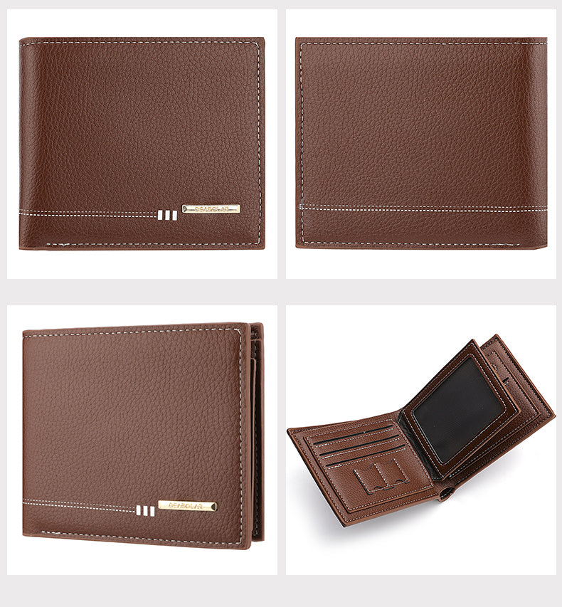 Carteira Masculina Deasglar Vintage Class Couro