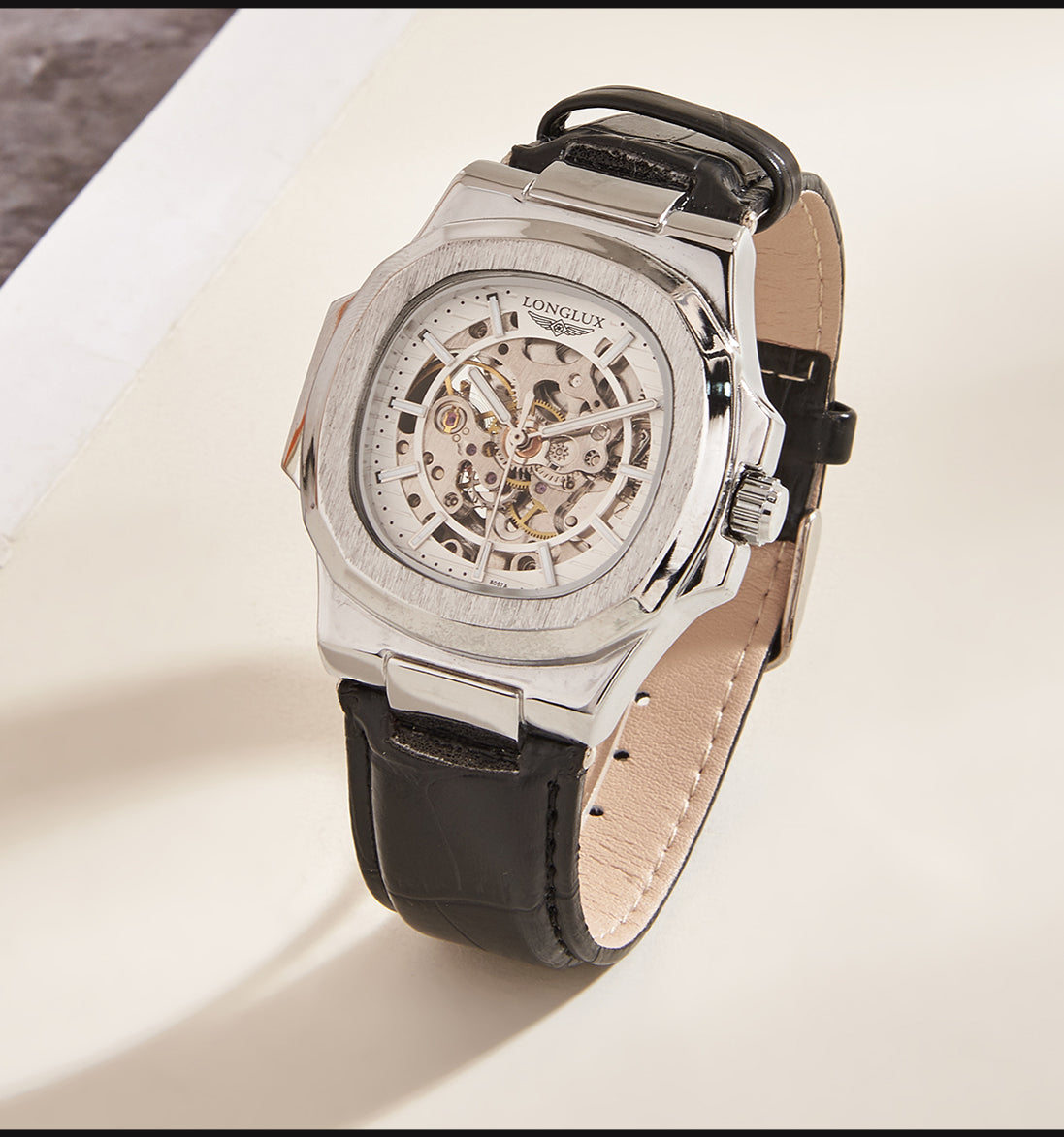 Relógio Sterling Automático Couro 44mm