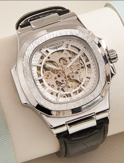 Relógio Sterling Automático Couro 44mm