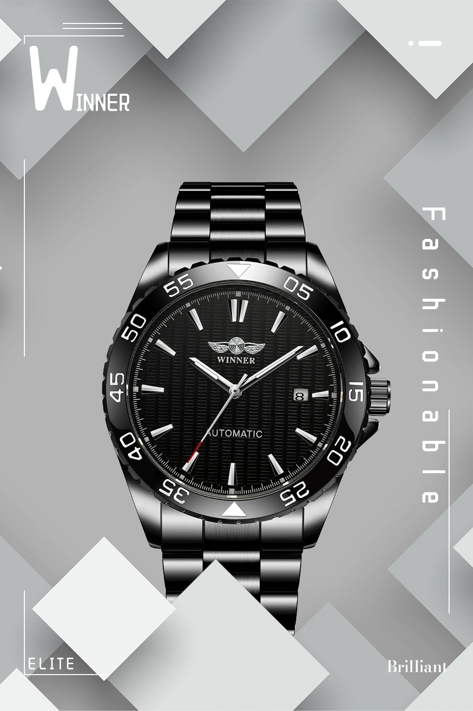 Relógio Ashworth T-Winner Automático aço